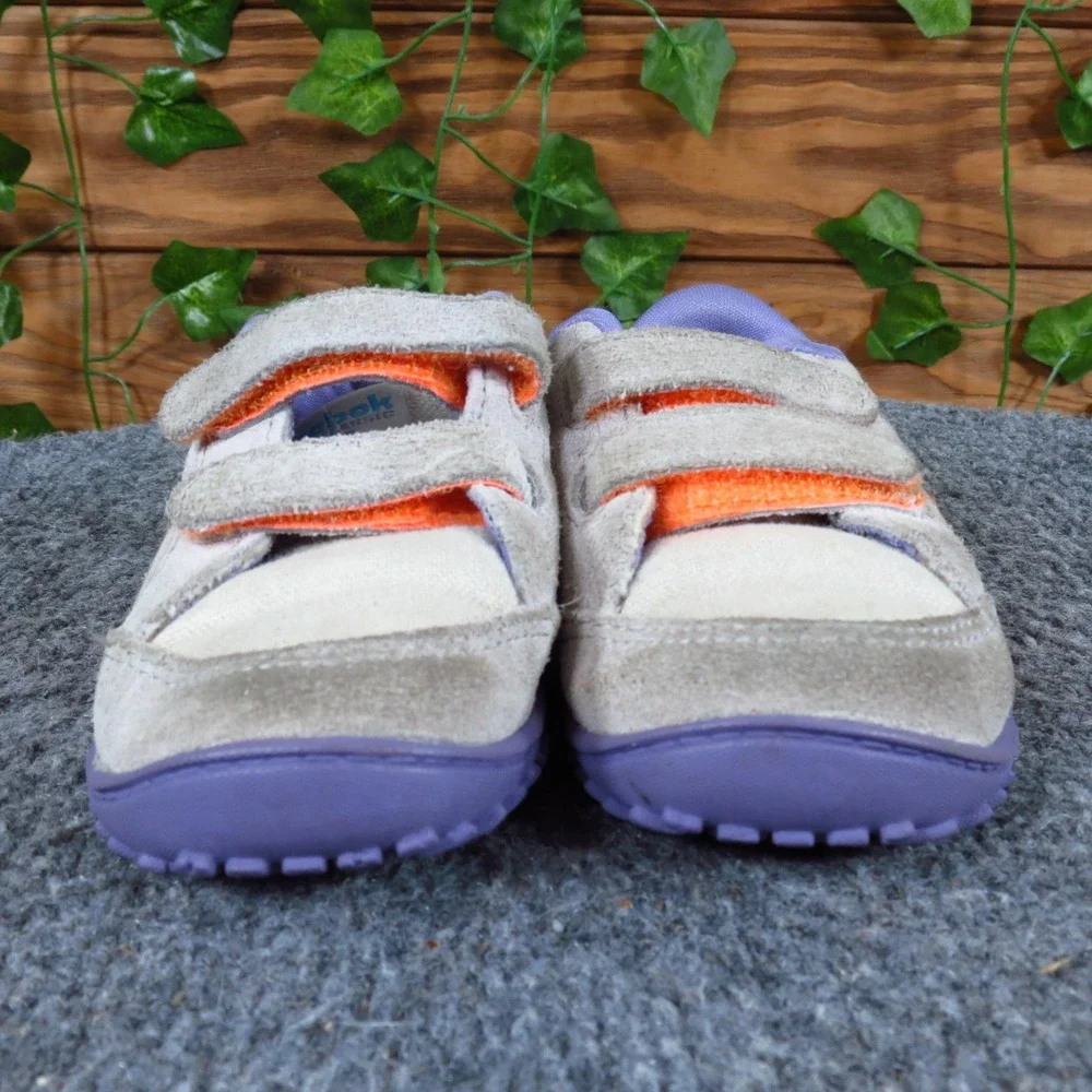 Reebok Ventureflex Toddler‎ Sneakers Size 4 Play Shoes Grey Orange Purple